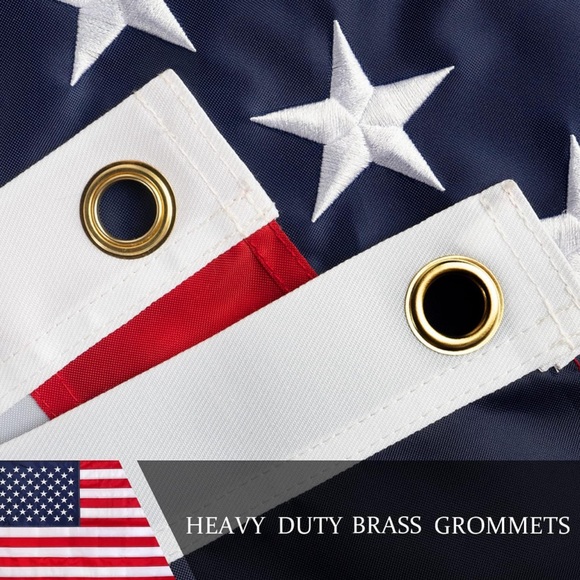 New! 5’ x 8’ Nylon American Flag - Picture 4 of 6